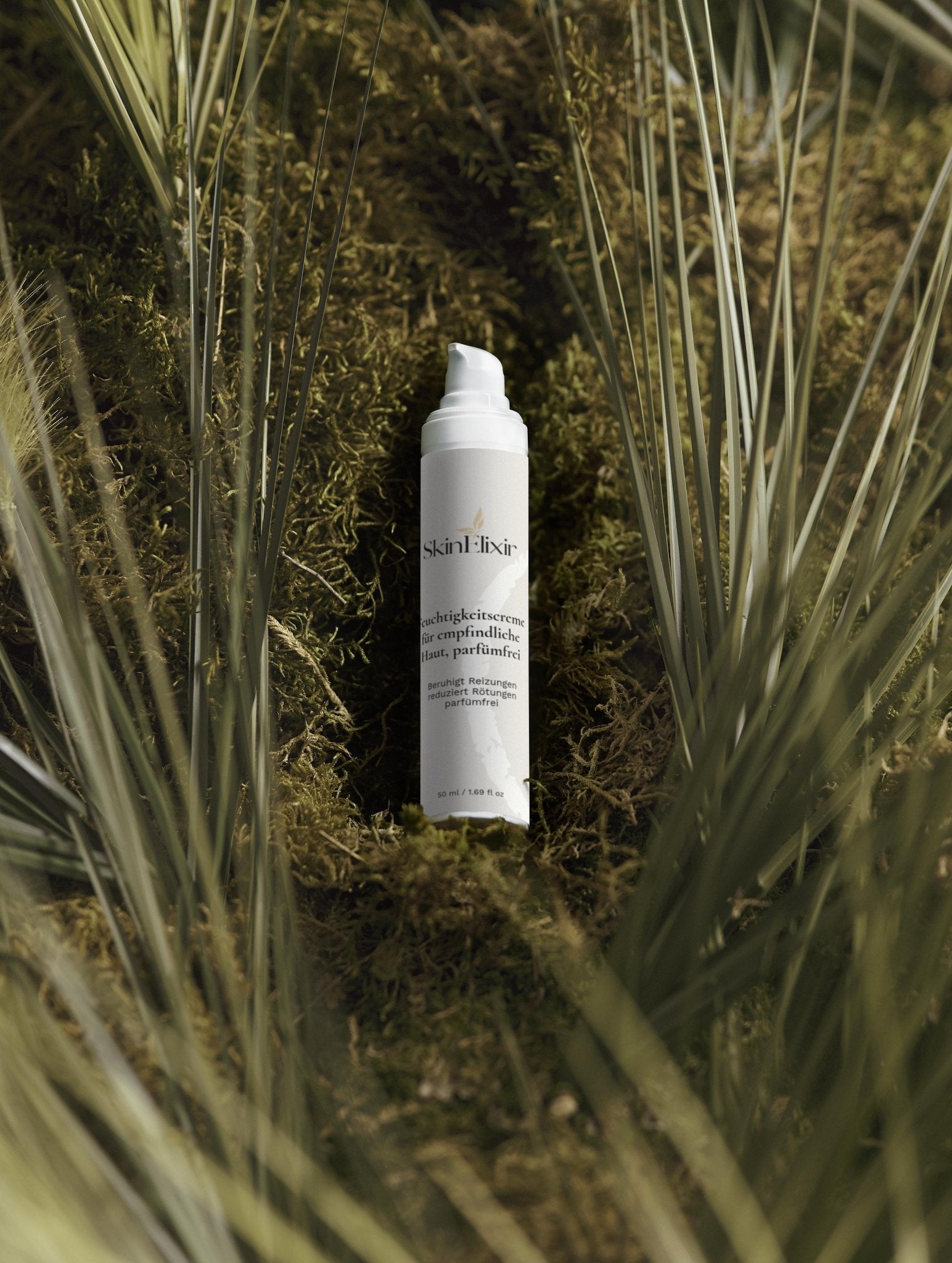 Feuchtigkeitscreme für empfindliche Haut, parfümfrei - SkinElixir